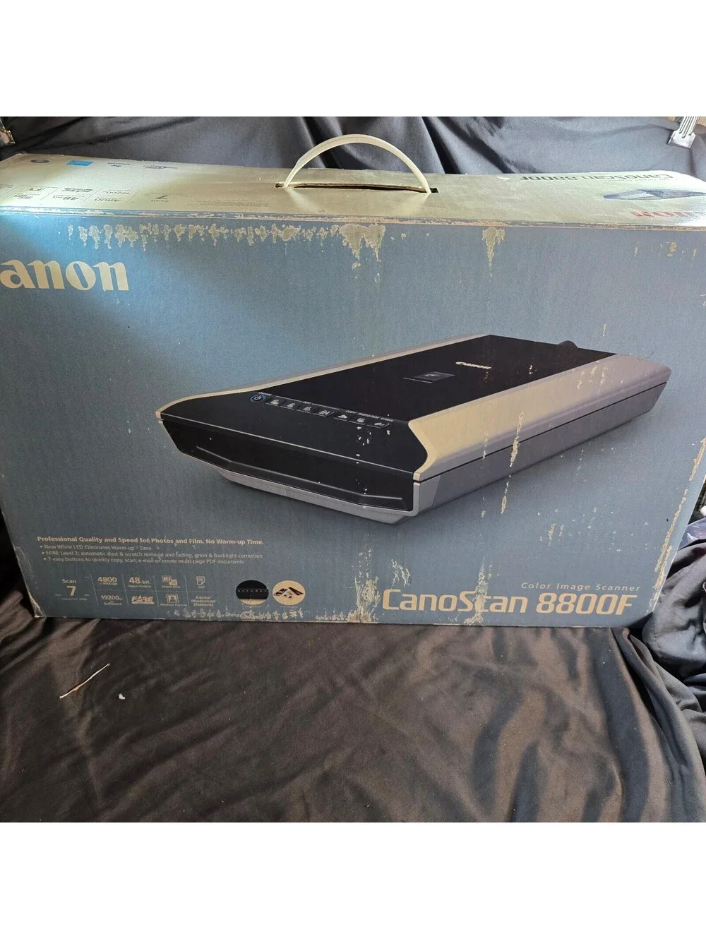 Canon CanoScan 8800F 48-Bit 4800x9600 dpi Color Flatbed Scanner Box   35mm Tray